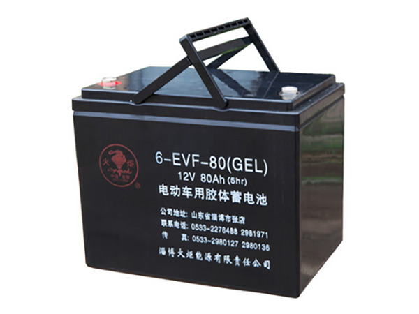 6-EVF-80(GEL)电动车用胶体蓄电池